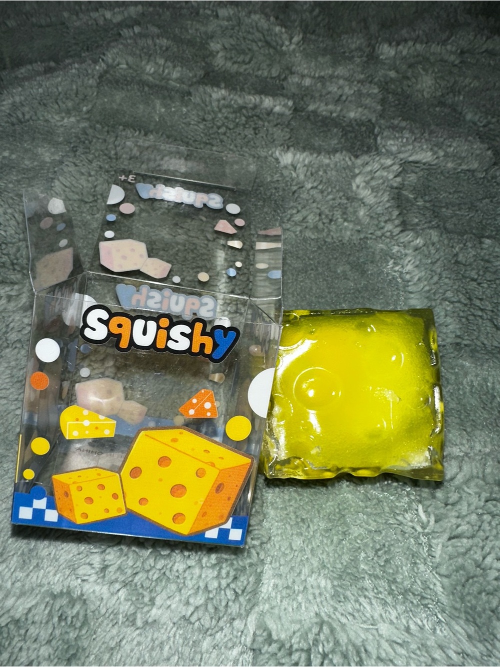 Yellow Cheese Kids Toy Squish